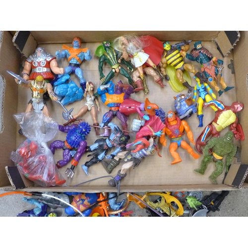 705 - A collection of 25 original Mattel He-Man/Masters of The Universe articulated figures from the 1980s... 