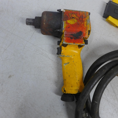 2026 - An air powered impact drill, Paslode nails, Newgear gauge tool chargers and Dewalt drill bits