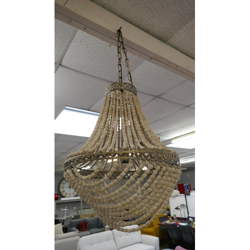 1416B - A beaded chandelier