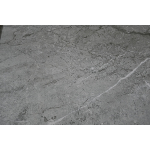 2347 - 12 marble effect ceramic 60cm x 60cm square wall and floor tiles, approximately 4.5m2 total coverage