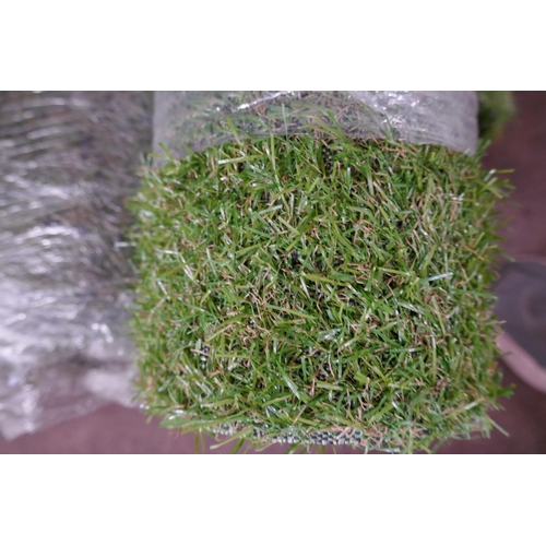 2353 - Three 1 x 4m rolls of new Westminster Classic 15mm artificial grass