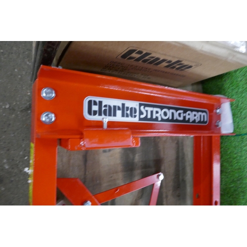 2357 - A Clarke Strong-arm CSA12F floor standing press frame (7771) * this lot is subject to VAT *this item... 