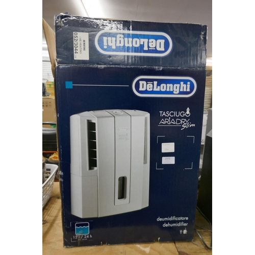 2372 - A Delonghi Tasciugo Ariadry slim 12ltr dehumidifier