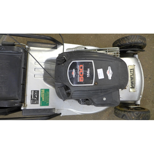 2250 - A lawnflite push petrol lawn mower with roller (LF43PBR) - W