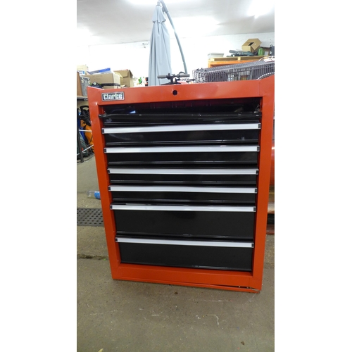 2262 - A Clarke Pro396 7 drawer tool chest (7776) * this lot is subject to VAT *this item is to be sold as ... 