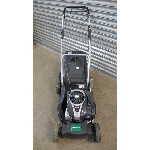 2270 - A Gardenline GL46 self propelled petrol lawn mower with a Briggs and Stratton 550E series engine and... 