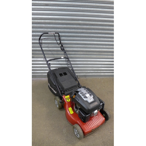 A Mountfield SP454 self propelled petrol lawn mower with collector ...