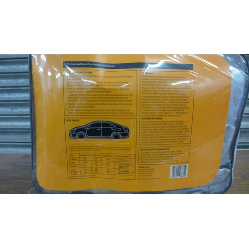 2291 - A Halfords All Seasons waterproof and breathable car cover - size L