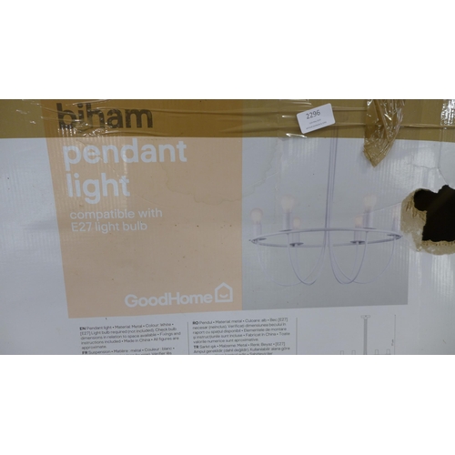 2296 - A Biham pendant light fitting by Good Home - boxed