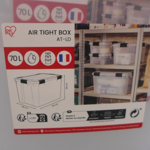 3015 - Iris 70L  Air-Tight Storage Boxes (no lids) (321-309) *This lot is subject to VAT