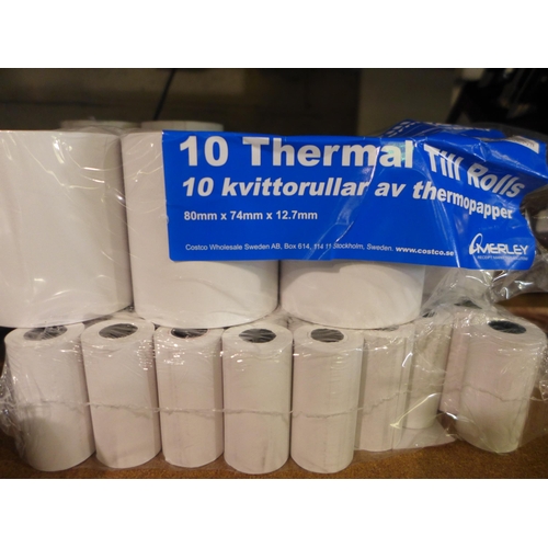 3094 - Quantity of Mixed Size Thermal Till Rolls    (321-4,14,144) *This lot is subject to VAT