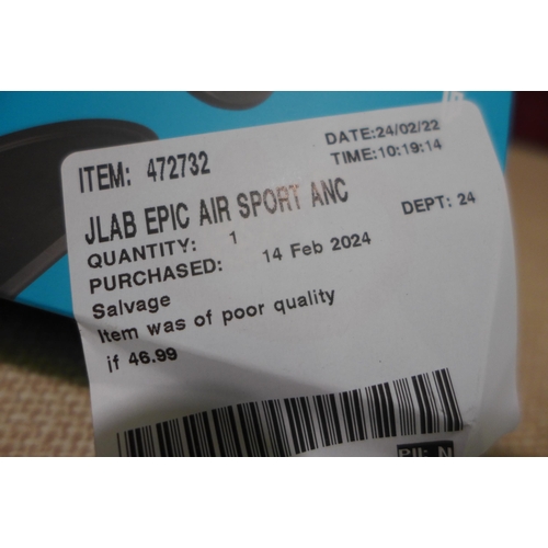 3105 - Jlab Epic Air Sport Anc True Wirless  Earbuds (321-250) *This lot is subject to VAT