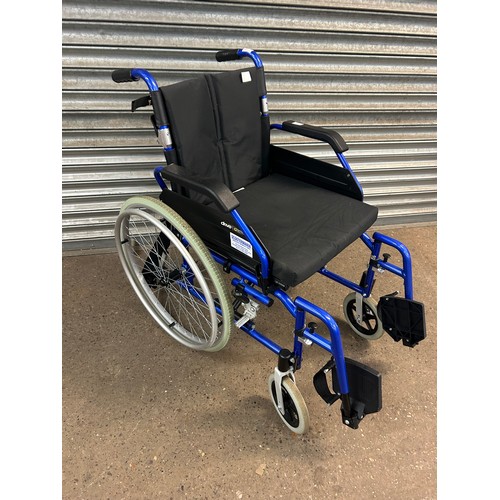 2326A - A Drive self propelled wheelchair complete with foot rests and support cushion and a Aid-apt 3 wheel... 