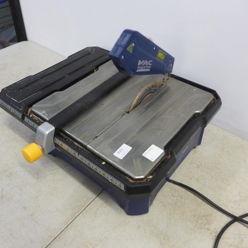 2023 - A Mac Allister MTC650L 240V 650W table tile cutter