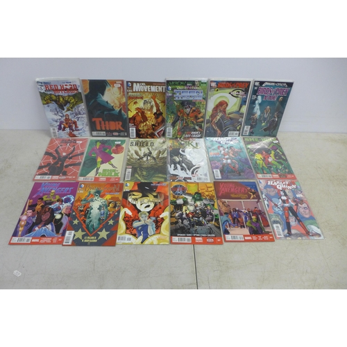 2084 - A collection of approximately 50 comics featuring mainly Marvel and other Super Hero comics