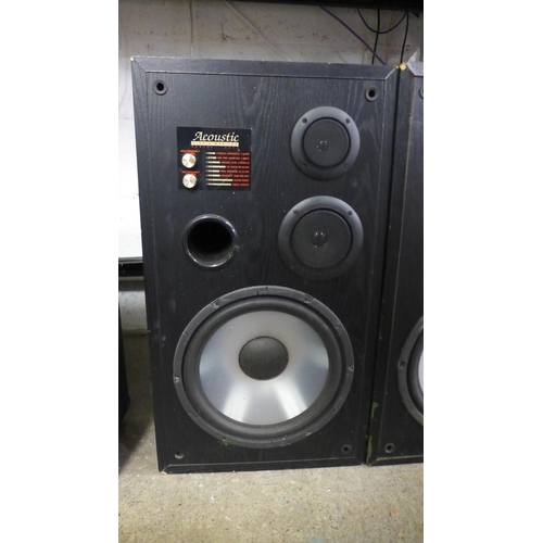 2130 - A pair of acoustic Studio Monitor series 3311 loud speakers