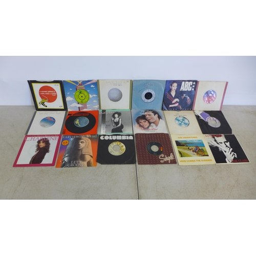 2143 - A large quantity of mixed LP records and 7