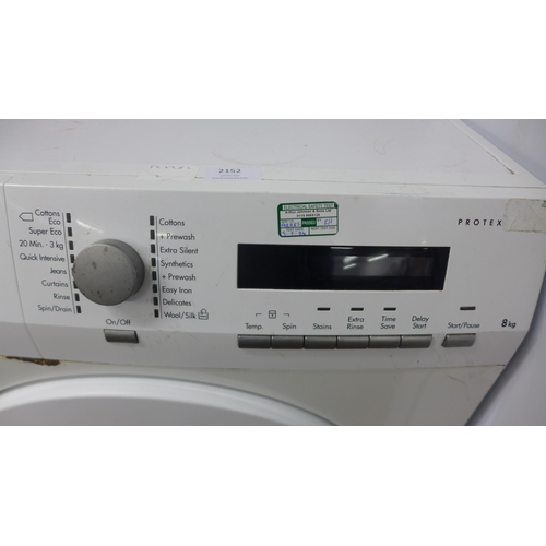 2152 - An AEG lavamat protex 8kg washing machine