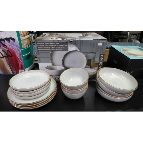 3374 - Options Stoneware Dinner Set (321-227) *This lot is subject to VAT