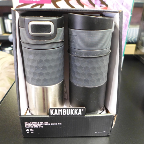 3376 - Kambukka Hot/Cold Travel Mugs (321-225) *This lot is subject to VAT