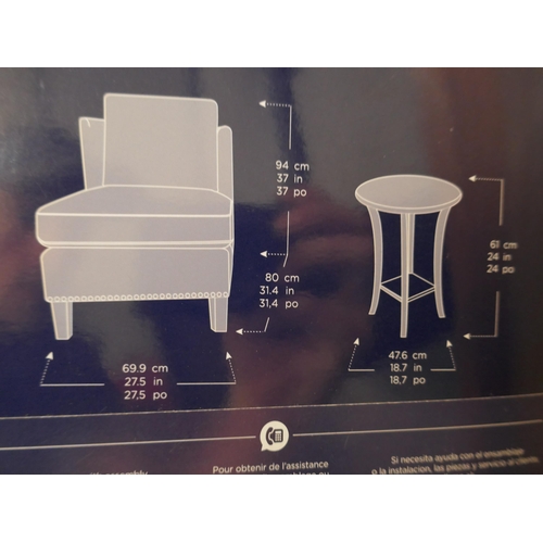 1425 - Arlo Table & Chair Set, Original RRP £249.99 + VAT (4201-19) *This lot is subject to VAT