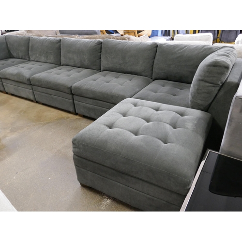 1449 - A Tisdale 6 piece Fabric Sectional  Sofa, Original RRP £1399.99 + VAT (4201-7) *This lot is subject ... 