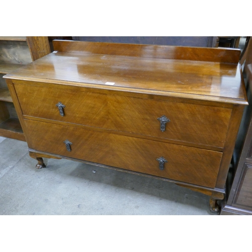 200 - Two Edward VII walnut chests of drawers