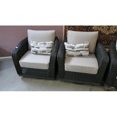 1488 - An Agio Cameron 4 piece Woven Deep Seating Set, Original RRP £1666.66 + VAT (4201-8) *This lot is su... 