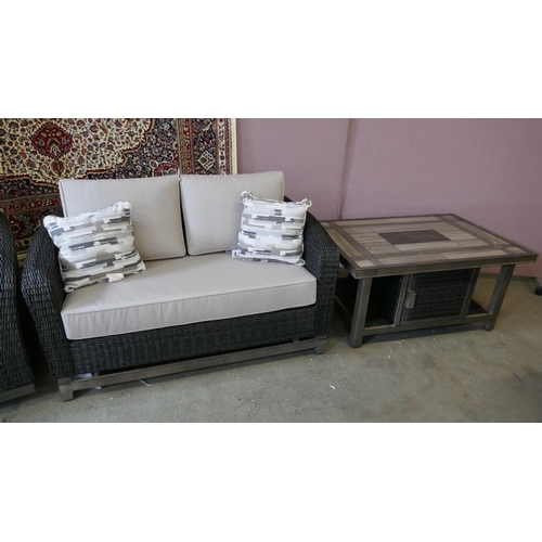 1488 - An Agio Cameron 4 piece Woven Deep Seating Set, Original RRP £1666.66 + VAT (4201-8) *This lot is su... 