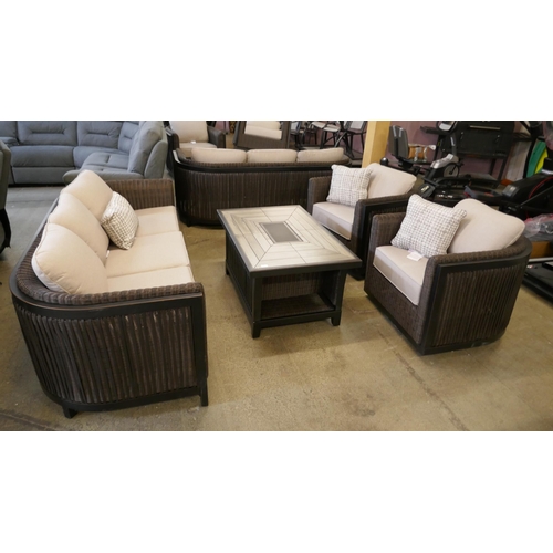 1505 - Agio Wellington 4 piece Woven Deep Seating Set, Original RRP £2333.33 + VAT (4201-30) *This lot is s... 