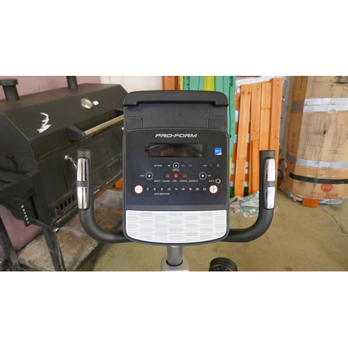 1509 - Installed ProForm SR Cycle Exercise Bike with an additional screen - not checked or tested, Original... 