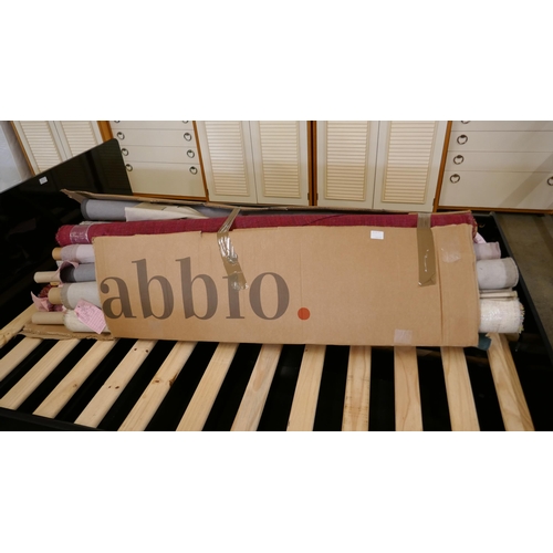 1522A - A box of upholstery fabric, rolls and part rolls