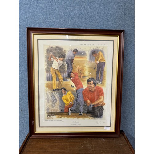 332 - A Sheila Gill limited edition horse racing print, A Winning Streak, no. 11/250, framed