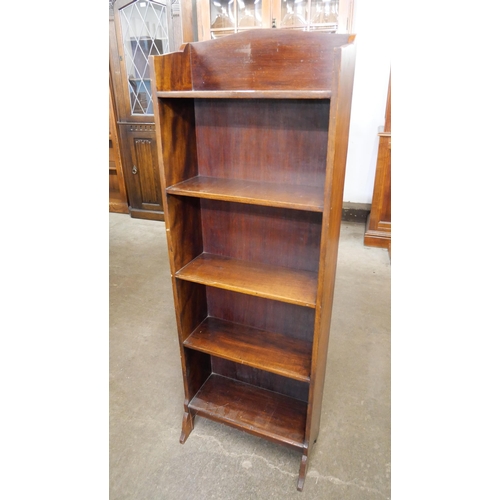 205 - A mahogany open bookcase