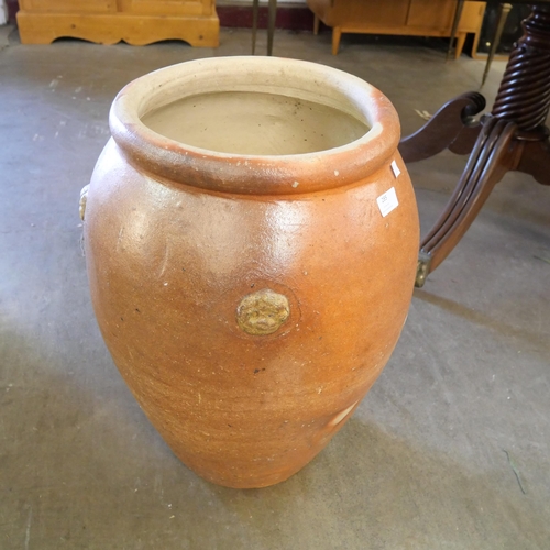 285 - A large terracotta garden urn