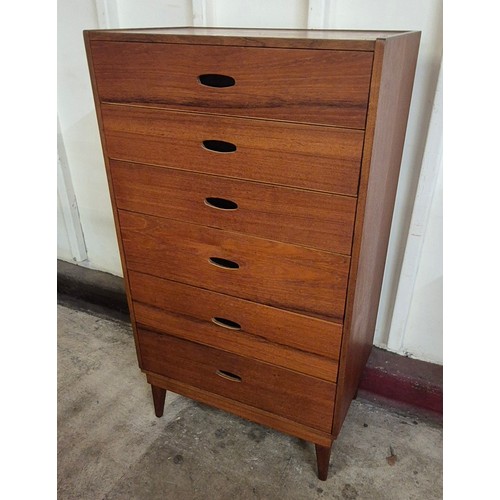 52 - An Austin Suite teak chest of drawers