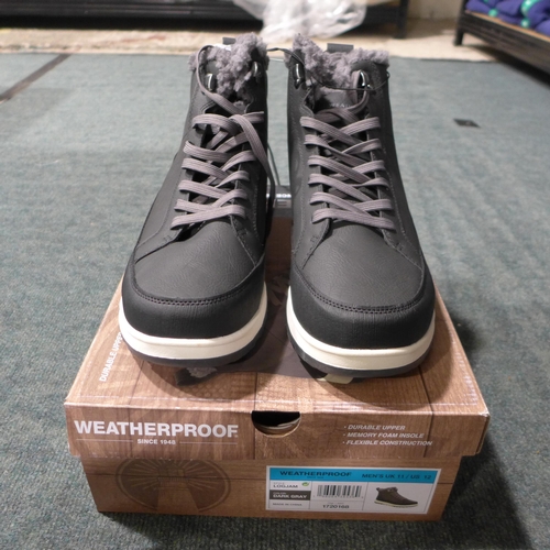 3245 - Pair of men's weatherproof dark grey boots, UK size 11 *This lot is subject to VAT