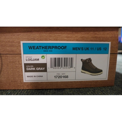 3245 - Pair of men's weatherproof dark grey boots, UK size 11 *This lot is subject to VAT