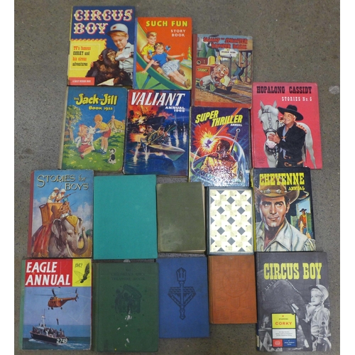 1003 - Mid 20th Century children's books including boy's annuals **PLEASE NOTE THIS LOT IS NOT ELIGIBLE FOR... 