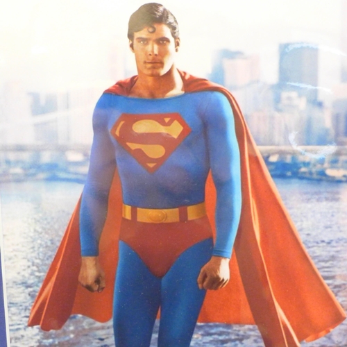 612 - A Christopher Reeve, Superman autograph display