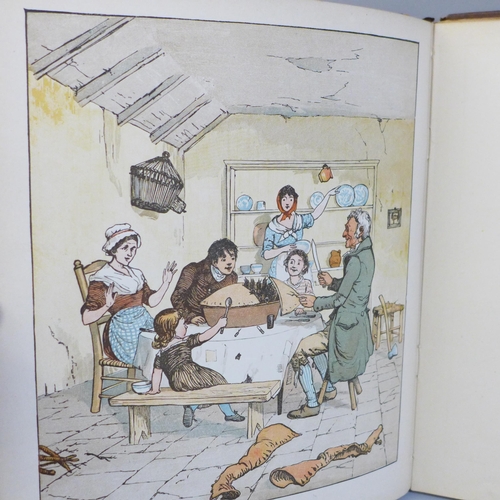 654 - Two hard bound volumes of R. Caldecott's coloured picture books, published by George Routledge and S... 