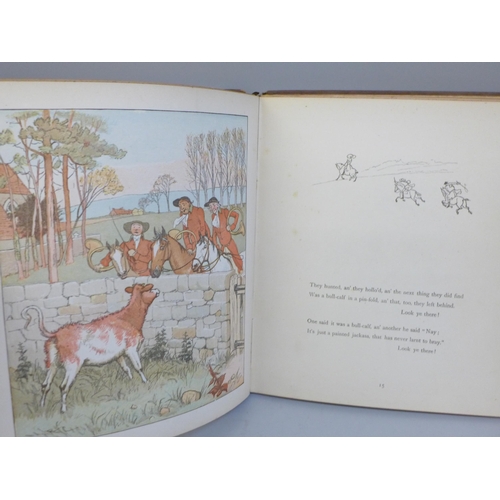 654 - Two hard bound volumes of R. Caldecott's coloured picture books, published by George Routledge and S... 