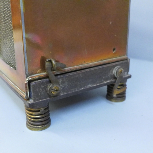 696 - An Edwardian marine copper thermograph