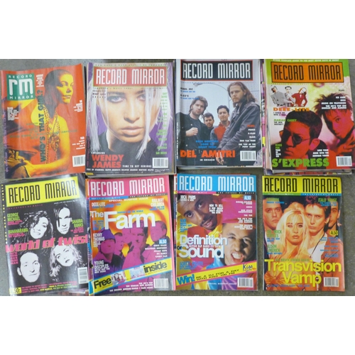 701 - A complete run of Record Mirror magazines for 1990 including extra issue for 19th January, (52) and ... 