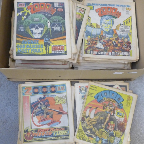 719 - Approximately 150 2000AD comics, 1980s