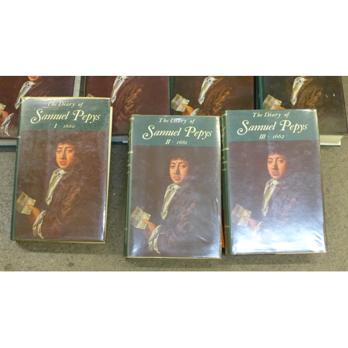 723 - The Diary of Samuel Pepys, no. 1-11, published 1970s/80s by G Bell & Sons Ltd