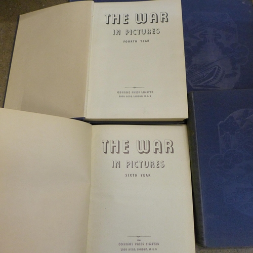 736 - War in Pictures, volumes 1-6, Prelude to Dunkirk and British War Production