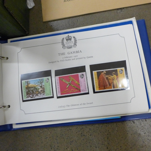 748A - Stamps; a box of stamps, covers, etc.