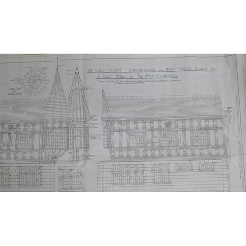 749 - A collection of architect's plans for Loughborough hostelries, 1922-34 including The Lord Nelson, Bu... 