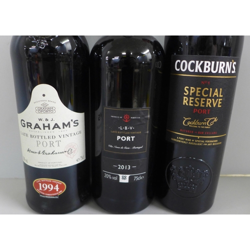 764 - Three bottles of Port including Graham's and Cockburn's **PLEASE NOTE THIS LOT IS NOT ELIGIBLE FOR I... 